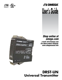 Thumbnail of document Manual - DRST-UN DIN Rail Universal Programmable Input Signal Conditioner